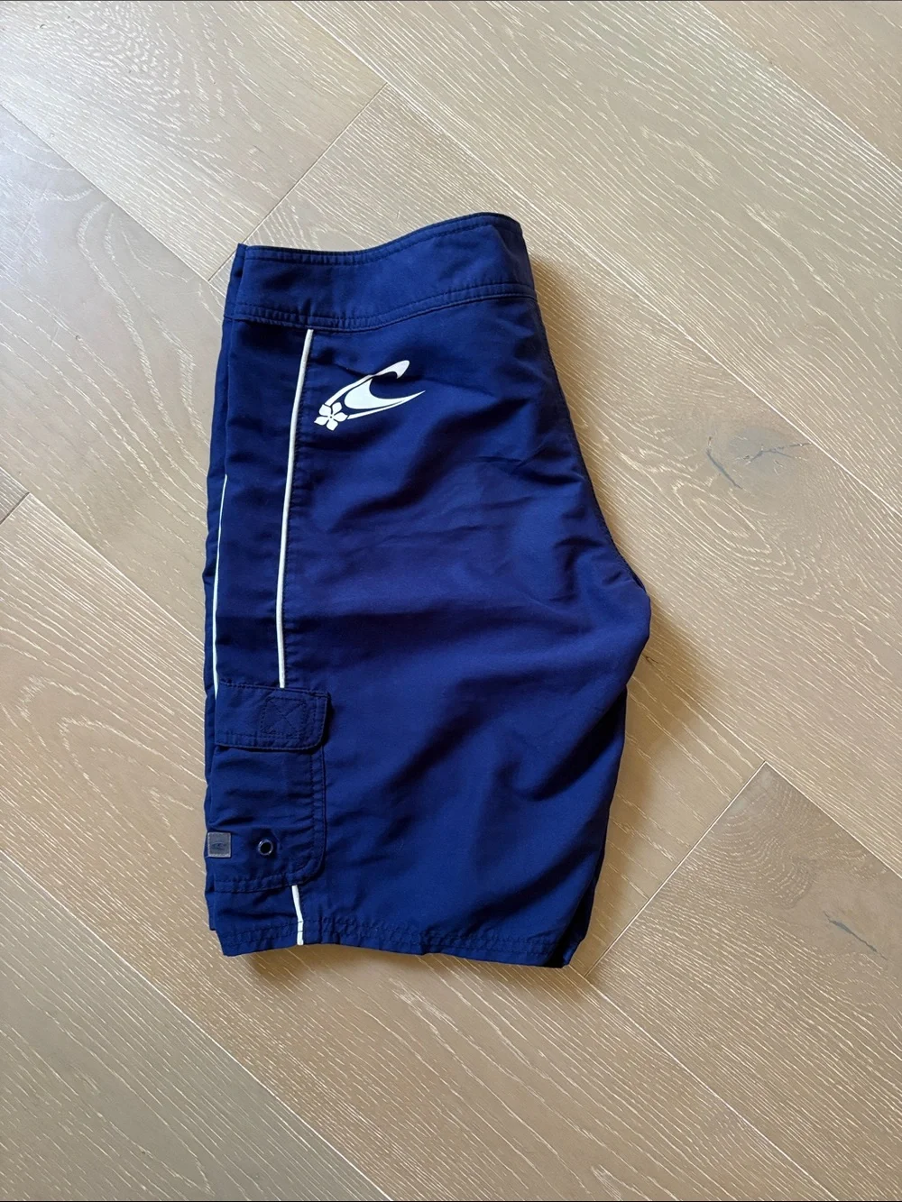 O’Neill Navy Board Shorts with Side Piping
